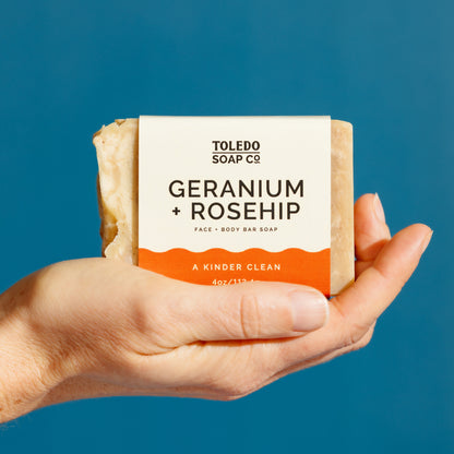 Geranium and Rosehip Bar Soap