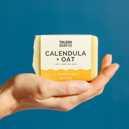 Soothing Calendula and Oat Bar Soap