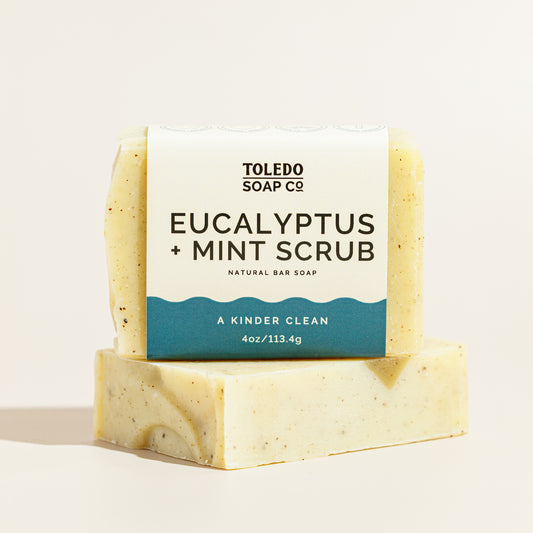 Eucalyptus and Mint Scrub Bar Soap