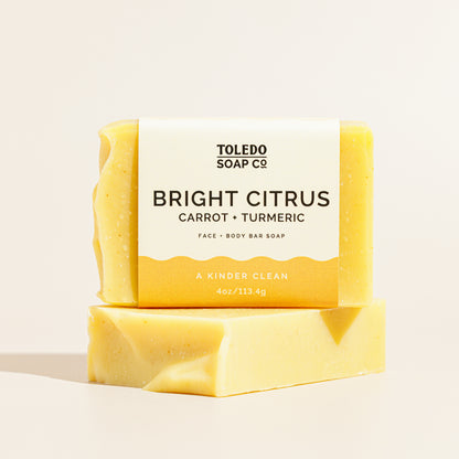 Bright Citrus: Carrot and Turmeric Bar Soap